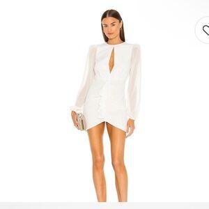 White mini NBD dress